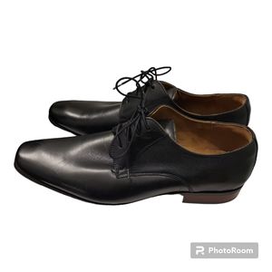 Black Florsheim Postino Cap Toe Oxfords